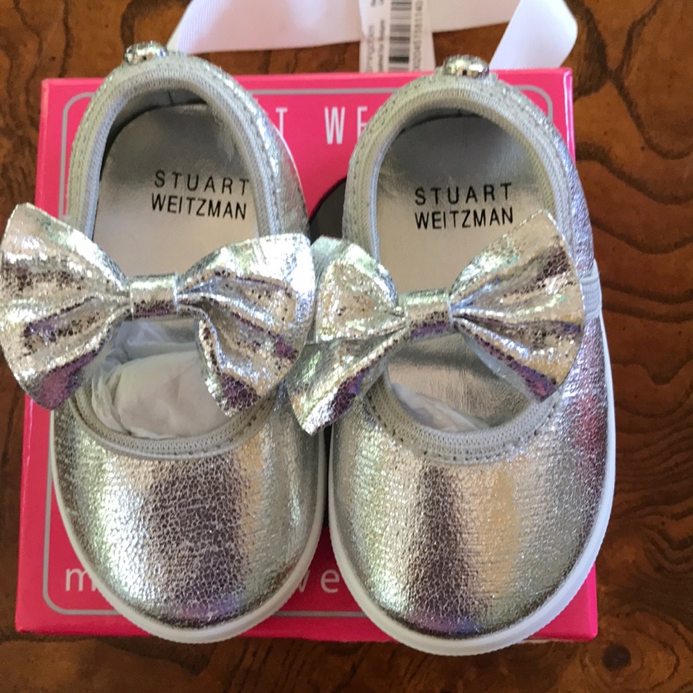 Stuart Weitzman Baby Eden Sable Size2 3-6mo NWT